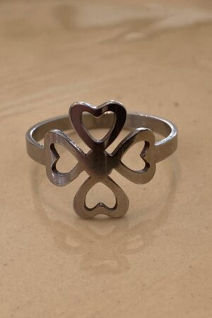 Anillo trébol del amor