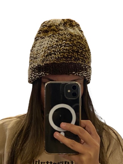 Gorro marrón invierno