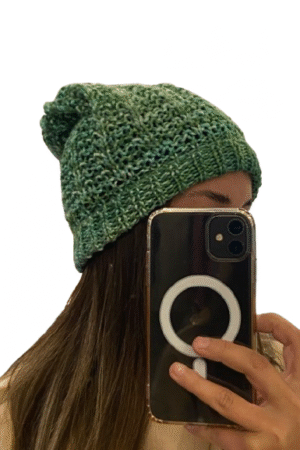 Gorro verde invierno