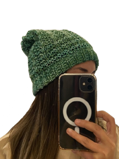 Gorro verde invierno